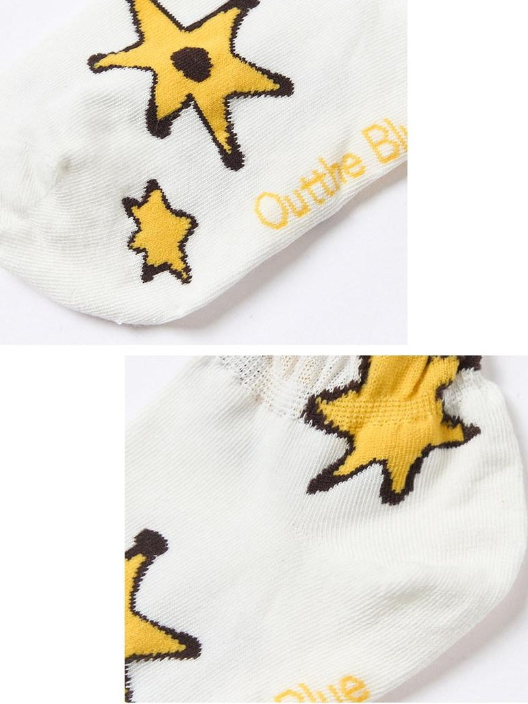 Outthe Blue Soft Cotton Blend Unique Polka Dot Women Ankle Crew Fashion Socks