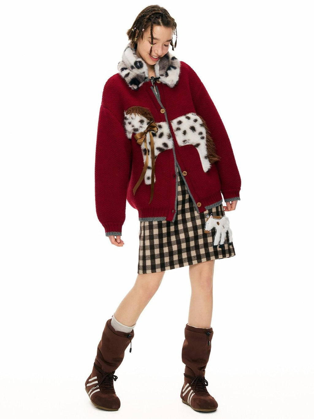 Outthe Blue Soft Lightweight Polyester Polka Dot Print Women Fashion Scarves