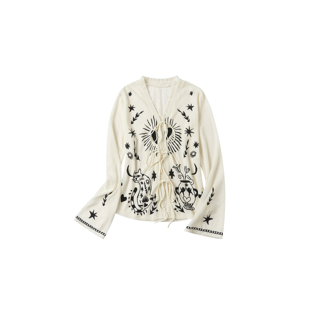 Outthe_Blue_Soft_Lyocell_Tie_Front_Cartoon_Animal_Print_Longsleeve_Women_White_Cardigans_MISSTT