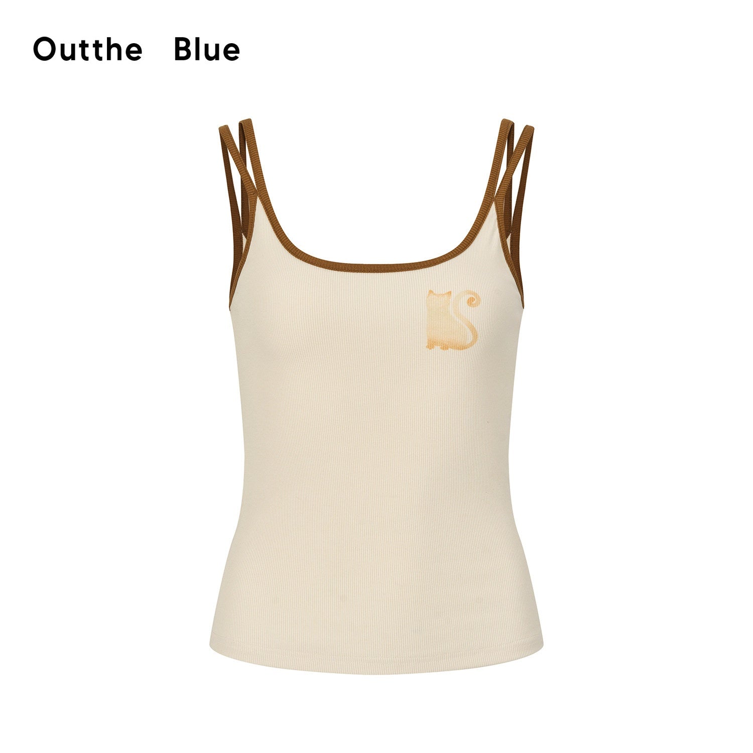 Outthe_Blue_Soft_Stretch_Cotton_Viscose_Blend_Fitted_Layering_Beige_Brown_Tank_Camisoles_MISSTT