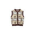 Outthe_Blue_Soft_Wool_Blend_V-neck_Button_Front_Office_Regular_Fit_Khaki_Brown_Tank_Tops_MISSTT