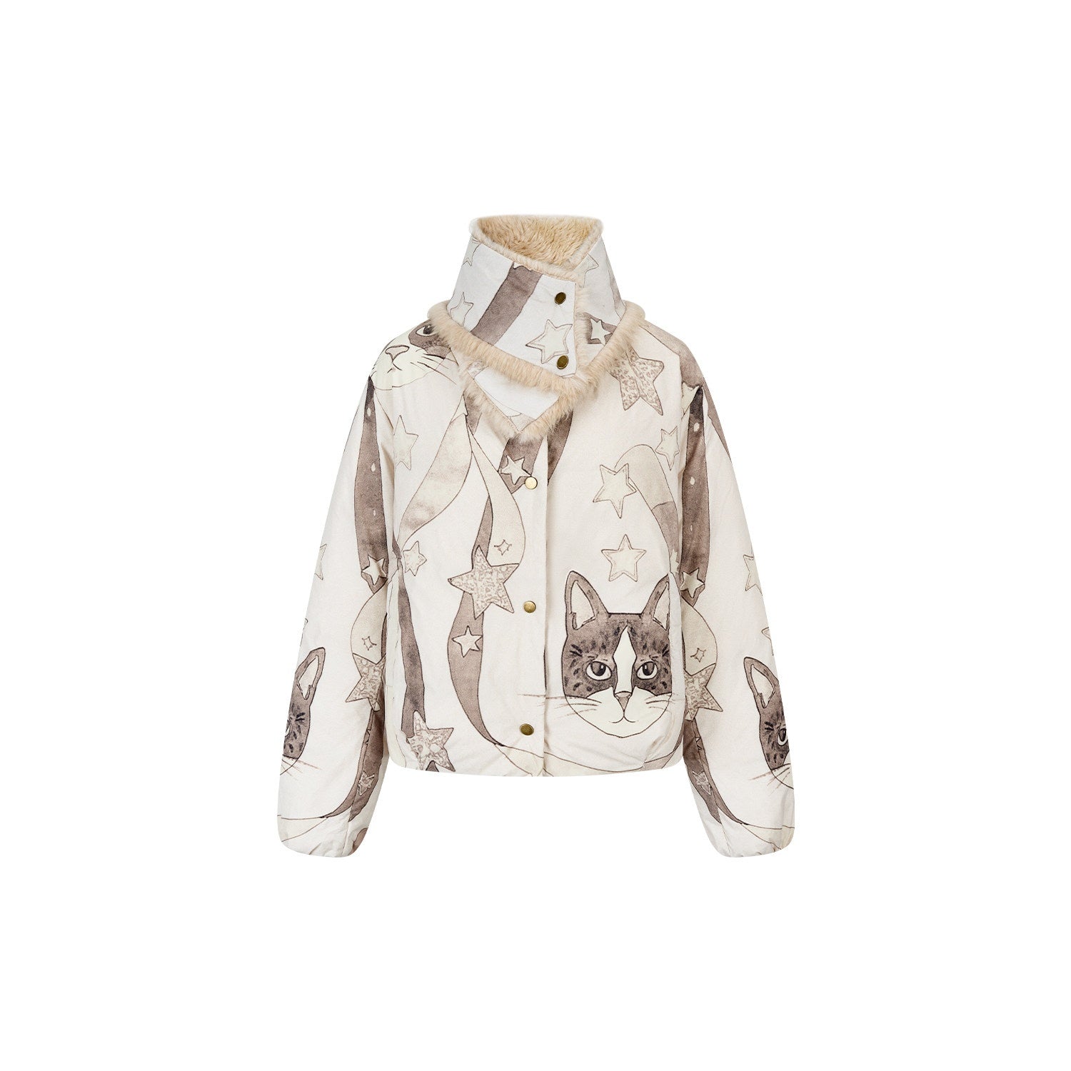 Outthe_Blue_Warm_90%_Duck_Down_Short_Cartoon_Print_Commuter_Women_Light_Beige_Down_Jackets_MISSTT