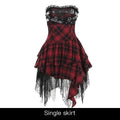 REDDACHIC_Asymmetrical_Plaid_Goth_Punk_Black_Red_Women'S_Lace_Strapless_Maxi_Dresses_MISSTT