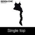 REDDACHIC_Black_Irregular_Ruffle_V-neck_Distressed_Slim_Cropped_Women'S_Knit_Camisoles_MISSTT