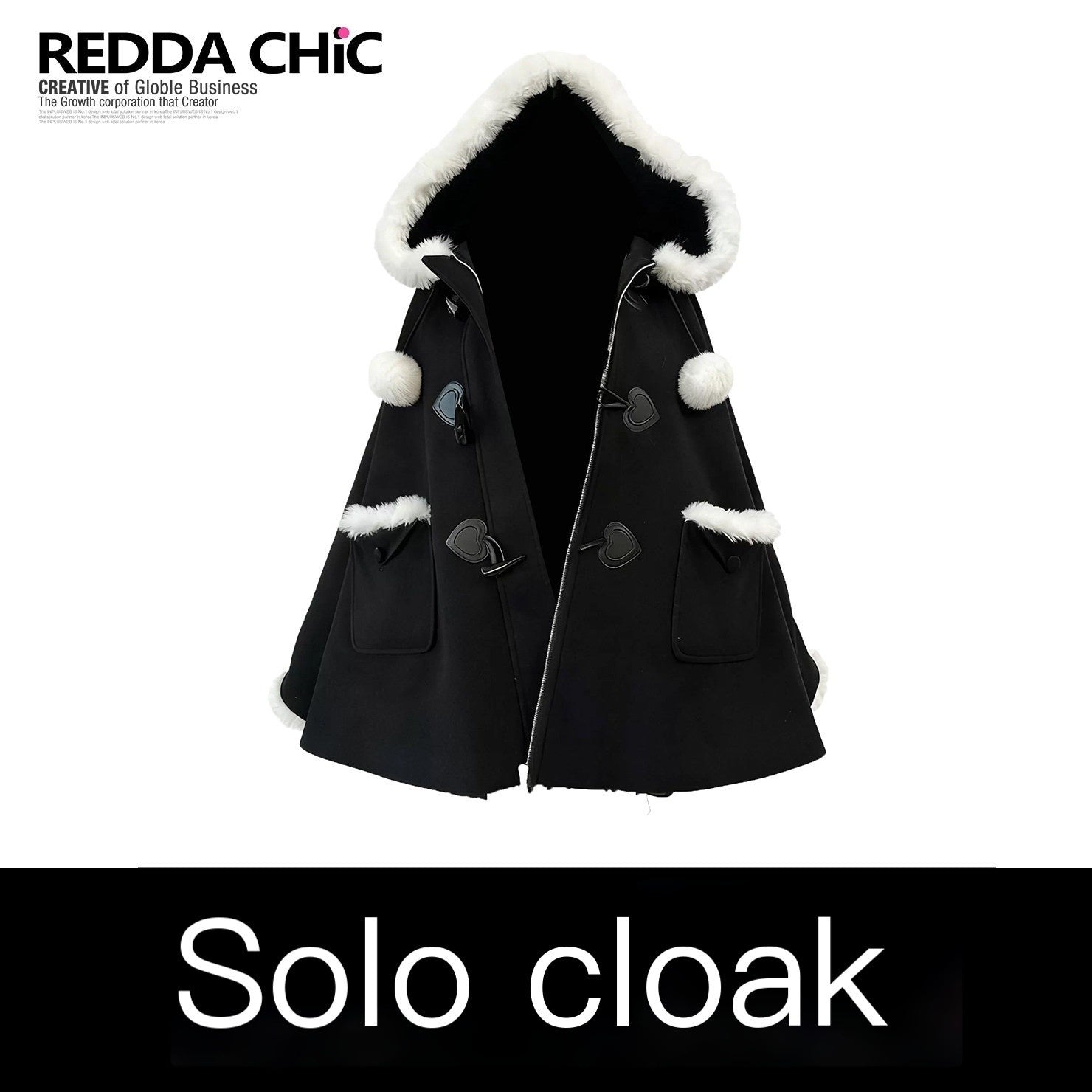 REDDACHIC_Black_Kawaii_Lolita_Hooded_Faux_Fur_Patchwork_Cape_Loose_Women'S_Hoodies_MISSTT