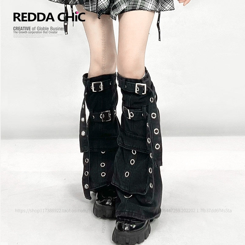 REDDACHIC_Black_White_Plaid_Irregular_Hem_High_Waist_A_Line_Women'S_Mini_Skirts_MISSTT