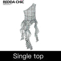REDDACHIC_Checked_Asymmetric_Shoulder_Ruffle_Cinched_Waist_Women'S_Mesh_Tank_Tops_MISSTT