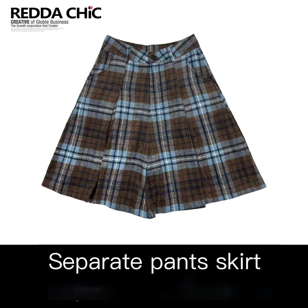 REDDACHIC_Colorblock_Plaid_A_Line_High_Waist_Women'S_Wool_Blend_Mini_Skirts_MISSTT