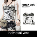REDDACHIC_Cute_Cartoon_Leopard_Print_Patchwork_Cropped_Slim_Women'S_Lace_Camisoles_MISSTT