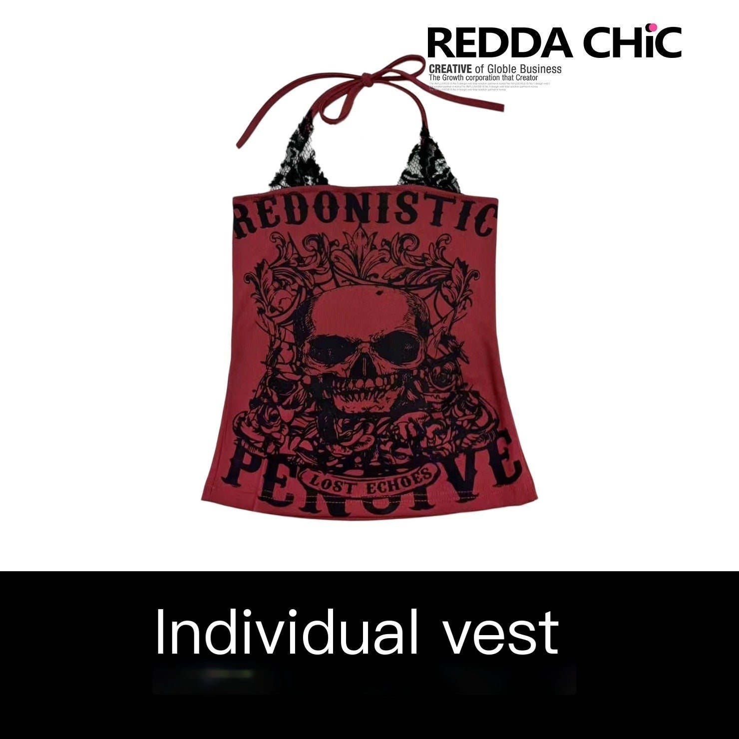 REDDACHIC_Dark_Gothic_Wine_Red_Skull_Print_Halter_Crop_Slim_Fit_Women'S_Camisoles_MISSTT