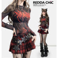 REDDACHIC_Dark_Subculture_Tie_Dye_Cross_Print_Women'S_Mesh_Long_Sleeve_T-Shirts_MISSTT