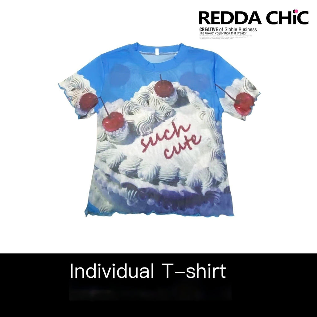 REDDACHIC_Dopamine_Blue_Printed_Sheer_Cropped_Women'S_Mesh_Short_Sleeve_T-Shirts_MISSTT