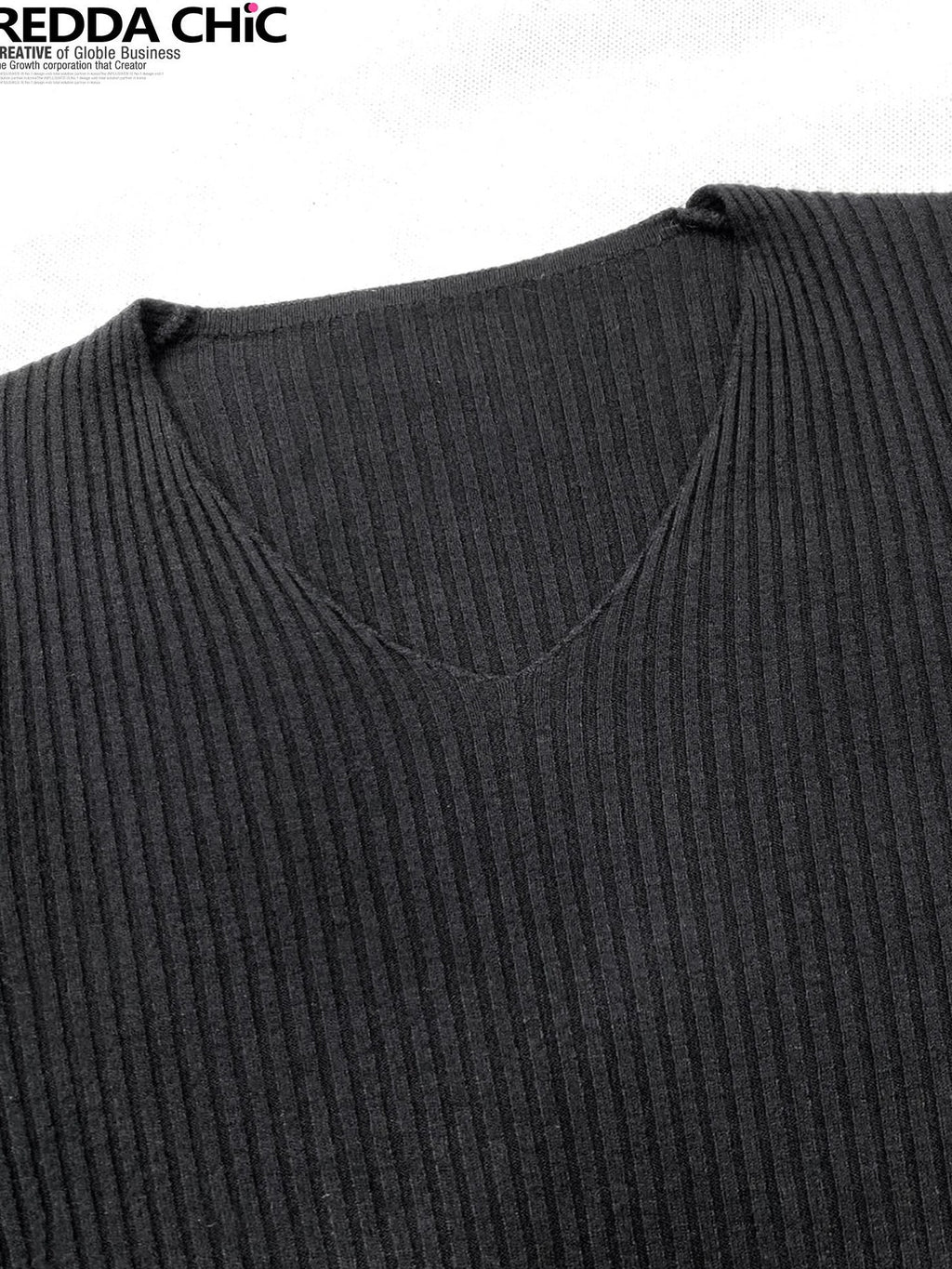 REDDACHIC Gothic Dark Asymmetrical Cape Knit Drop Shoulder Cropped Slim Women'S Sweaters