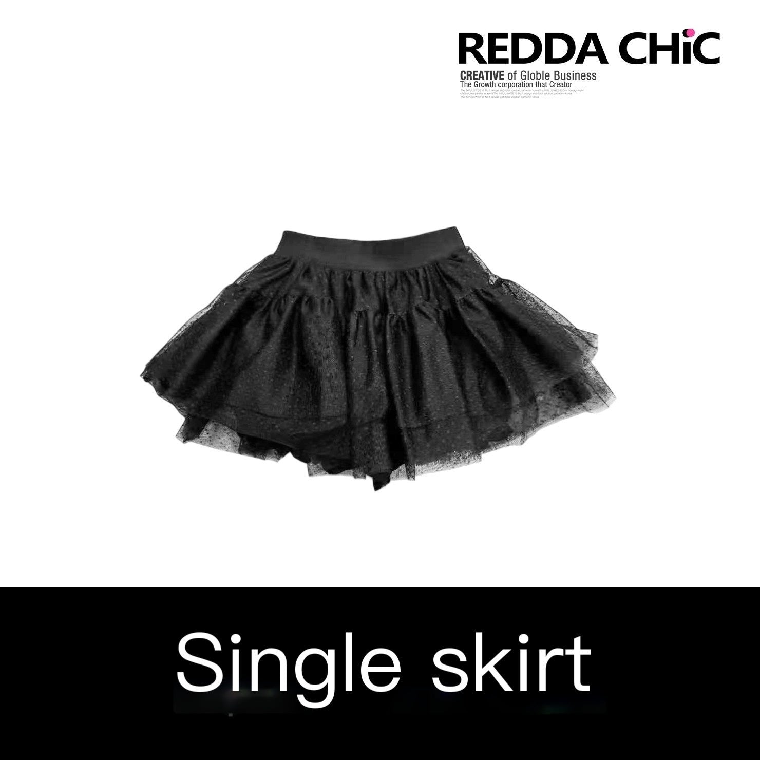 REDDACHIC_Gothic_Polka_Dot_Pleated_High_Waist_A_Line_Women'S_Tulle_Mini_Skirts_MISSTT