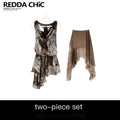 REDDACHIC_Gradient_Print_Halter_Faux_Two_Piece_Irregular_Women'S_Chiffon_Midi_Dresses_MISSTT