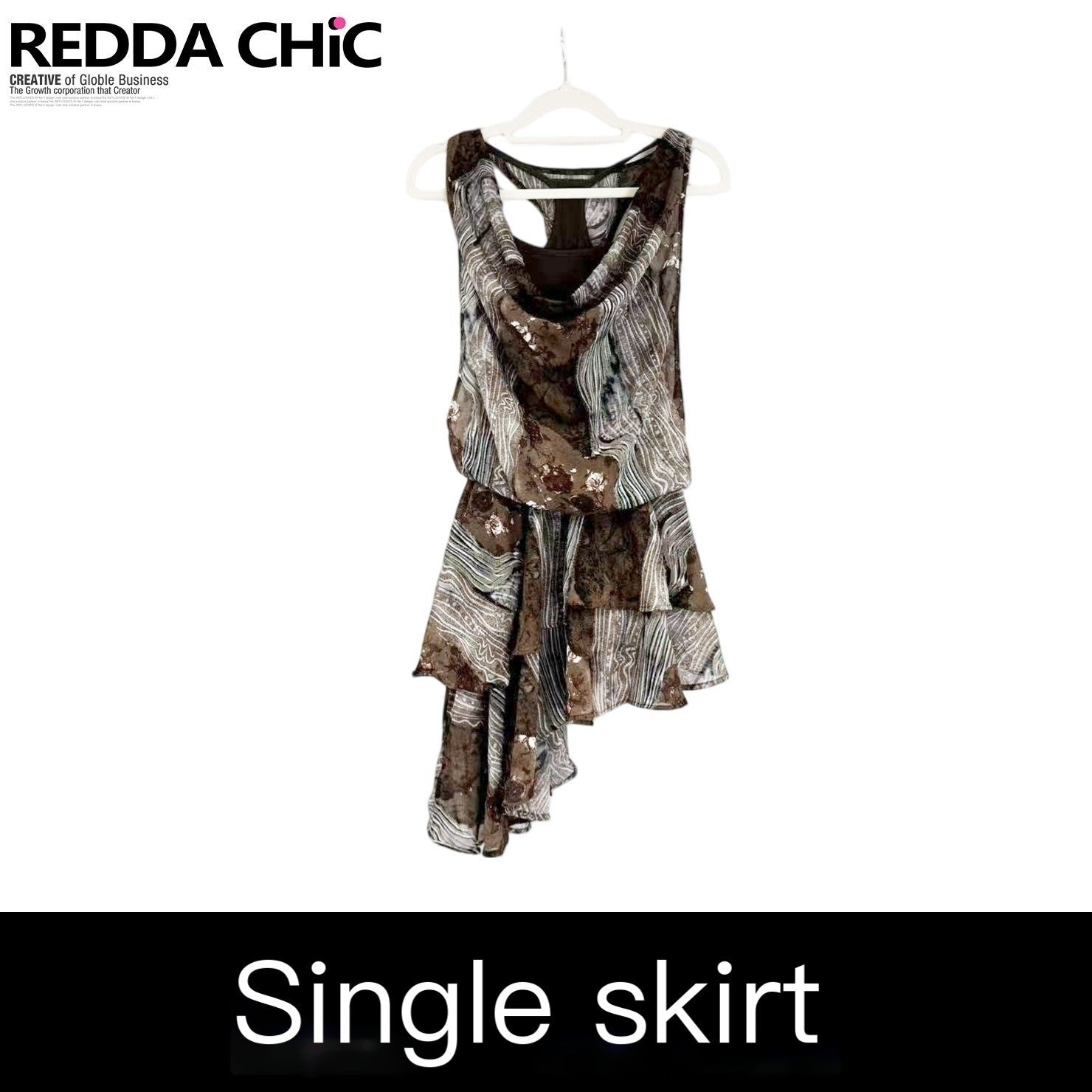 REDDACHIC_Gradient_Print_Halter_Faux_Two_Piece_Irregular_Women'S_Chiffon_Midi_Dresses_MISSTT