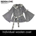 REDDACHIC_Grey_Plaid_Pleated_Schoolgirl_Women'S_Woolen_High_Waist_Mini_Skirts_MISSTT
