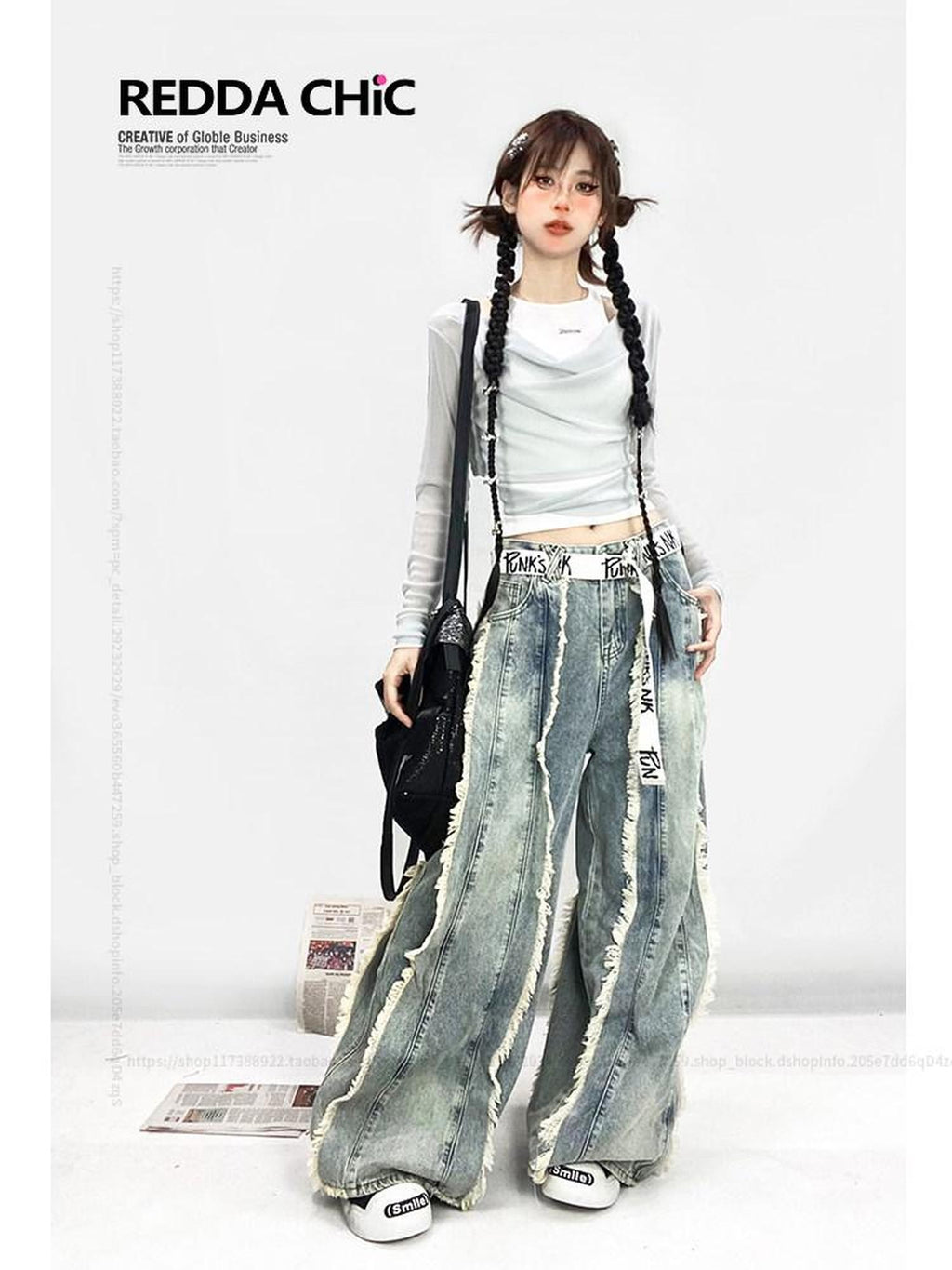 REDDACHIC Grey Sheer Off Shoulder Mesh Overlay Two Piece Women'S Mesh Long Sleeve T-Shirts