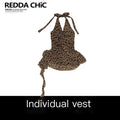 REDDACHIC_Leopard_Print_Halter_V-neck_Asymmetric_Ruffle_Women'S_Chiffon_Slip_Mini_Dresses_MISSTT