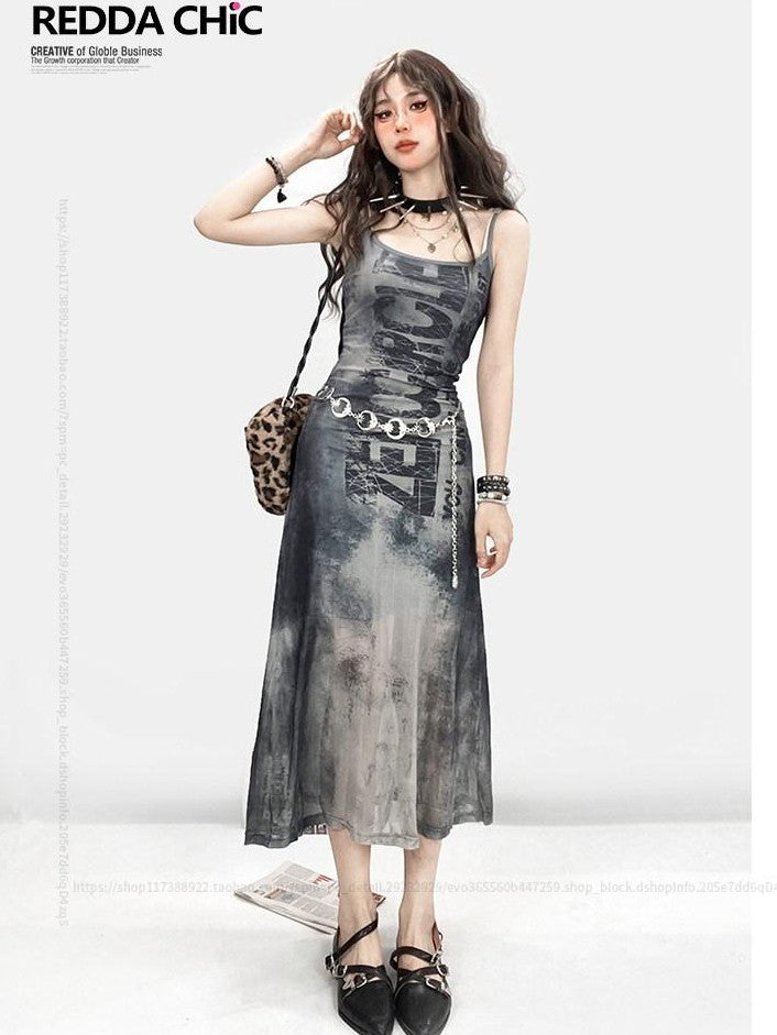 REDDACHIC Metal Moon Tassel Smooth Waist Chain Hook Vintage Punk Women'S Alloy Belts