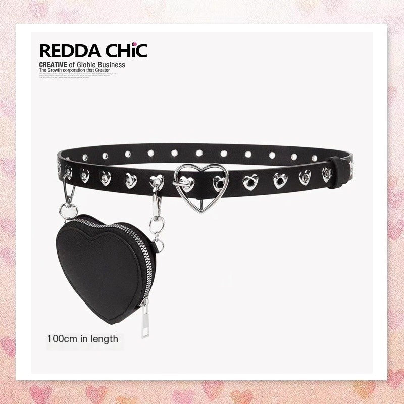 REDDACHIC_Mini_Heart_Punk_Studded_Detachable_Pouch_Women'S_Pu_Alloy_Buckle_Belts_MISSTT