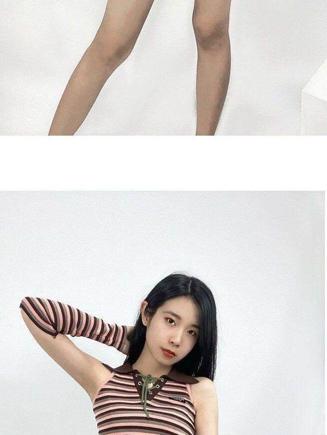 REDDACHIC Mini High Waist Bodycon Tie Patchwork Women'S Cotton Denim Skorts Jeans