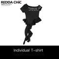 REDDACHIC_One_Shoulder_Ruffle_Letter_Print_Slim_Crop_Women'S_Modal_Short_Sleeve_T-Shirts_MISSTT
