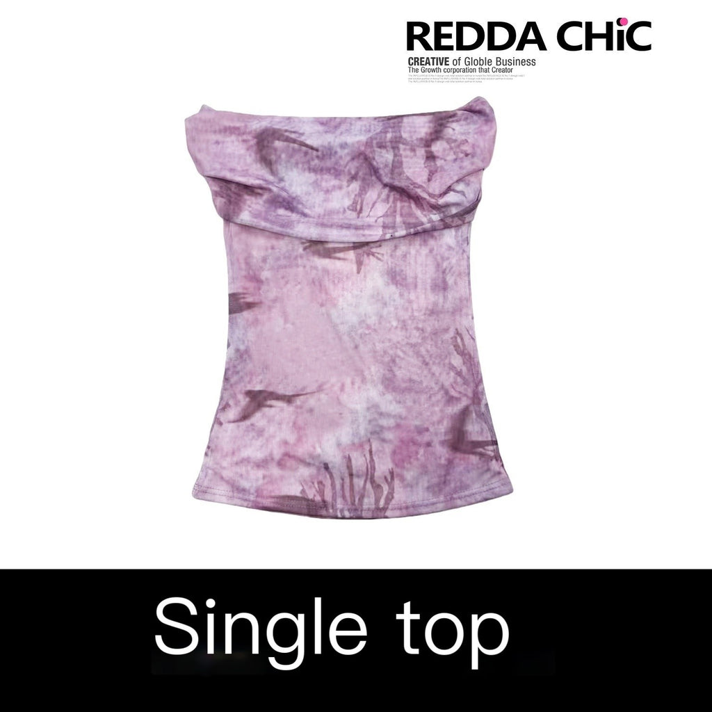 REDDACHIC_Pink_Ombre_Tie_Dye_Off_Shoulder_Crop_Slim_Women'S_Mesh_Short_Sleeve_T-Shirts_MISSTT