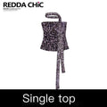 REDDACHIC_Purple_Leopard_Padded_Choker_Waist_Cinch_H_Cut_Women'S_Mesh_Tube_Tops_/_Bandeaus_MISSTT