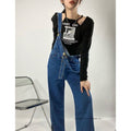 REDDACHIC_Retro_Vibe_Suspender_Slit_High_Waist_Women'S_Washed_Denim_Wide-Leg_Jeans_MISSTT