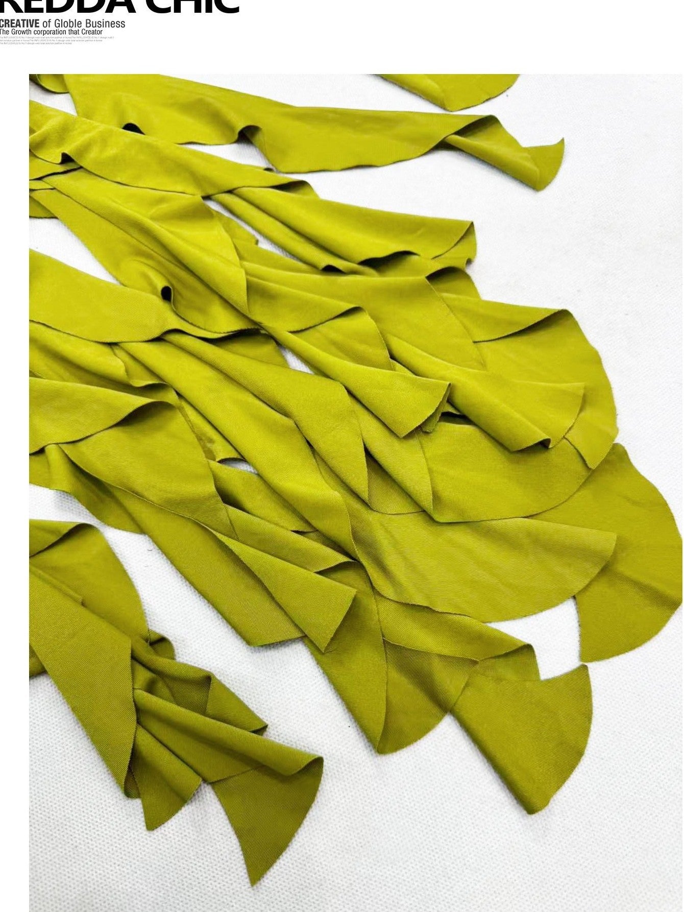 REDDACHIC Sage Green Ruffle Halter Asymmetric Vintage Women'S Polyester Slip Midi Dresses