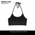 REDDACHIC_Subculture_Black_Halter_Padded_Backless_Cropped_Slim_Fit_Women'S_Camisoles_MISSTT