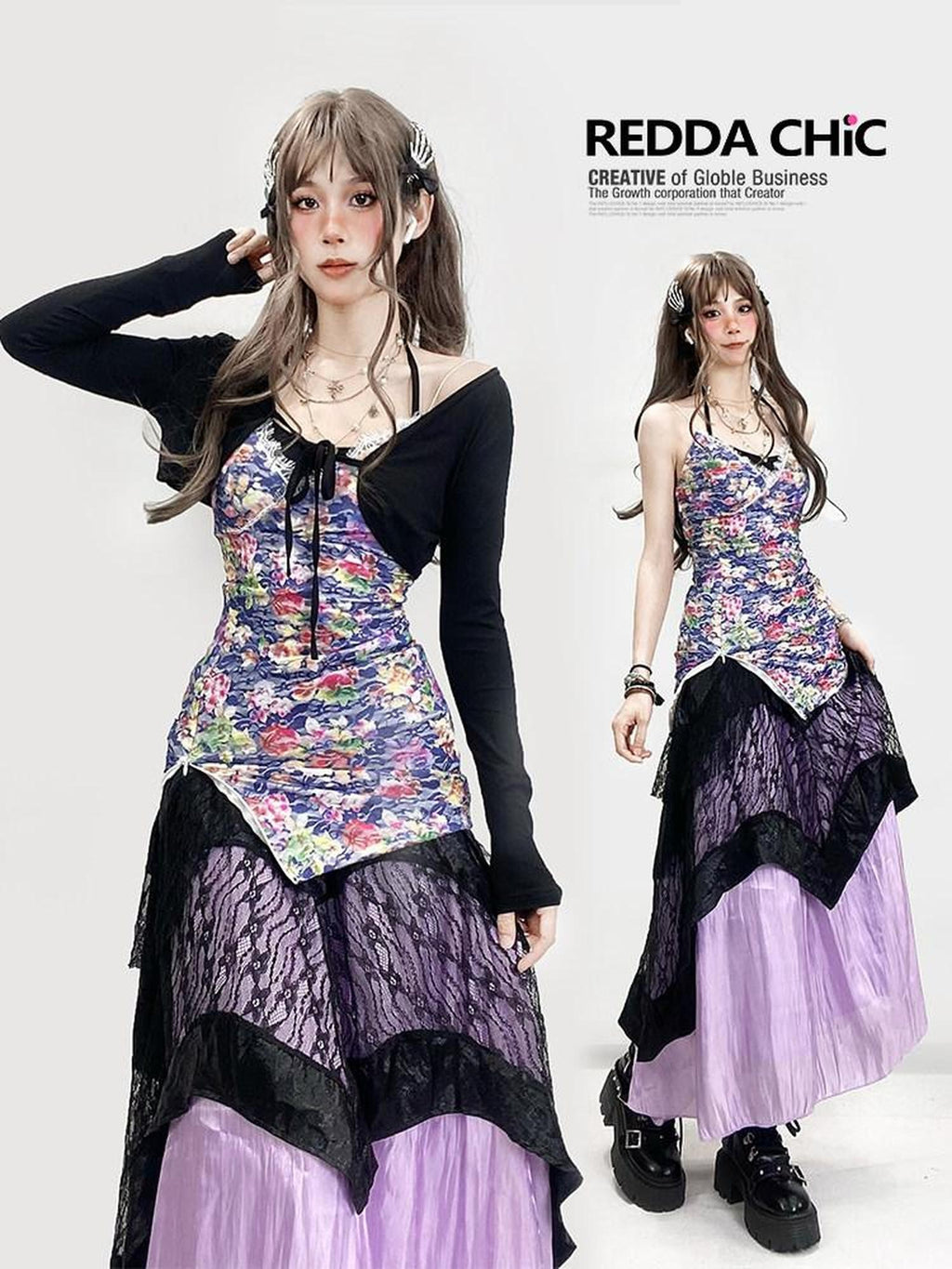 REDDACHIC Subculture Black Halter Padded Backless Cropped Slim Fit Women'S Camisoles