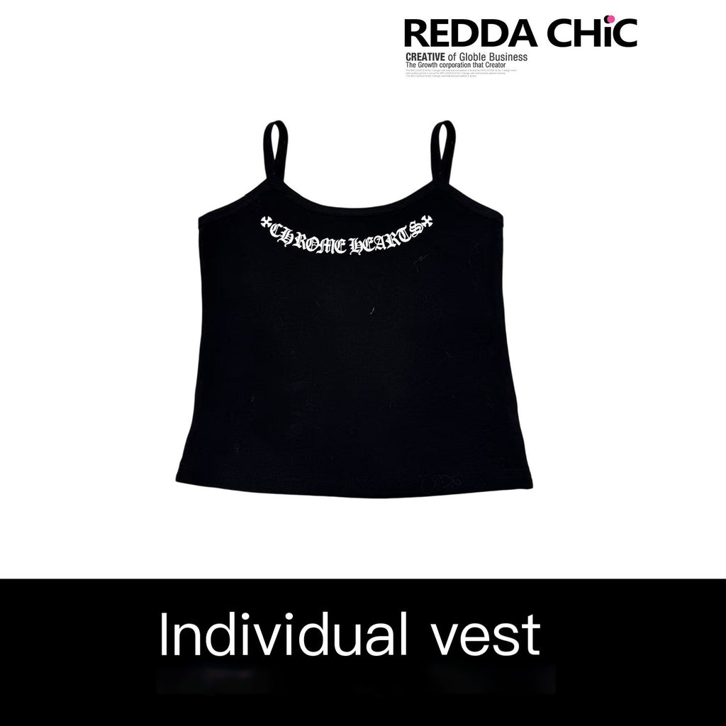 REDDACHIC_Subculture_Dark_Y2K_Letter_Print_Slim_Cinched_Cropped_Women'S_Camisoles_MISSTT