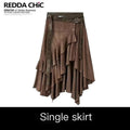 REDDACHIC_Vintage_Asymmetric_Ruffled_Pleated_A_Line_Women'S_Suede_Patchwork_Midi_Skirts_MISSTT