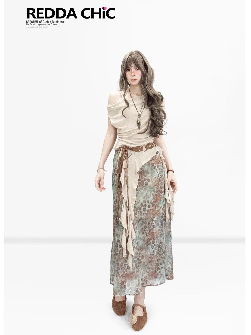 REDDACHIC Vintage Asymmetrical Uneven Slim Fit Off Shoulder Layered Women'S Mini Dresses