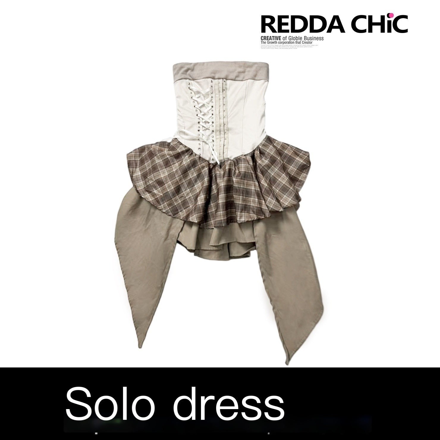 REDDACHIC_Vintage_Plaid_Patchwork_Tiered_Strapless_Women'S_Slip_Midi_Dresses_MISSTT