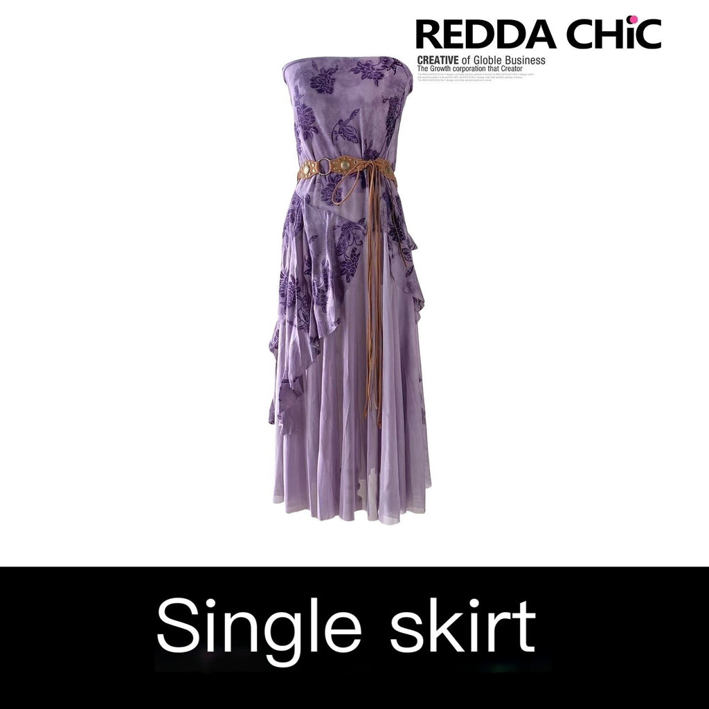 REDDACHIC_Vintage_Purple_Asymmetric_Women'S_Sheer_Tulle_Strapless_Midi_Dresses_MISSTT