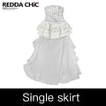 REDDACHIC_White_Asymmetric_Train_Waist_Cinched_Slim_Women'S_Strapless_Maxi_Dresses_MISSTT