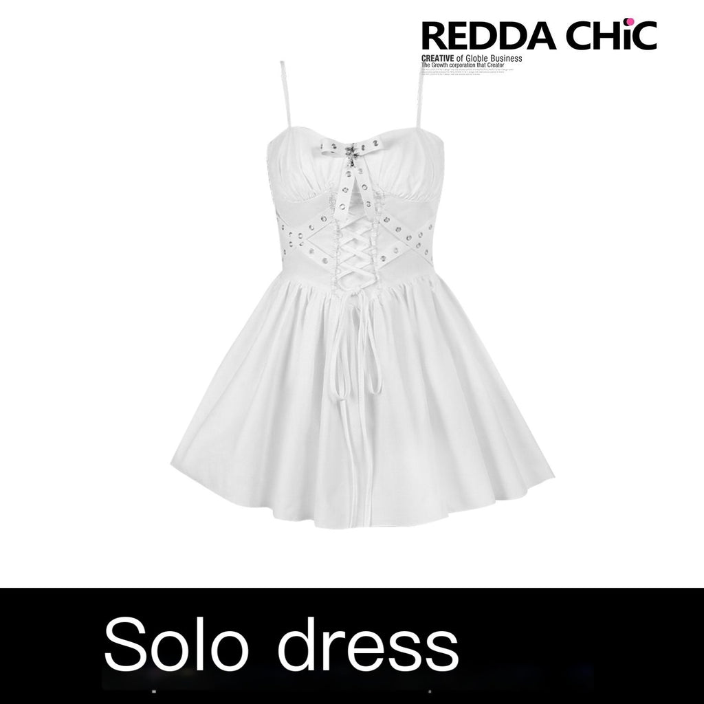 REDDACHIC_White_Gothic_Puff_Sleeve_Cinched_Waist_Shawl_Camisole_Women'S_Mini_Dresses_MISSTT
