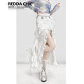 REDDACHIC_White_Lace_Asymmetrical_Slit_High_Waist_Ruffle_Hem_Women'S_Lace_Maxi_Skirts_MISSTT