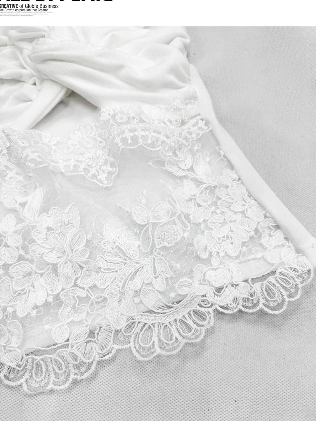 REDDACHIC White Lace French Cami Two Piece Waist Cinched Fitted Women'S Slip Maxi Dresses