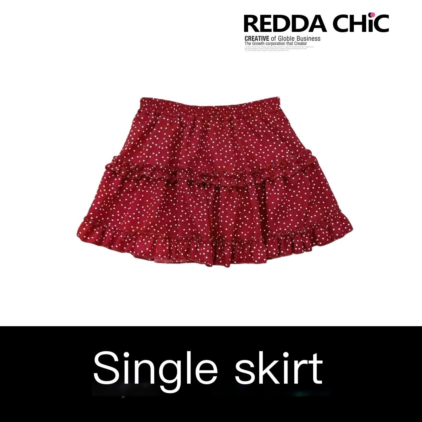 REDDACHIC_Wine_Red_Polka_Dot_Tiered_Ruffle_Y2K_High_Waist_Women'S_Chiffon_Mini_Skirts_MISSTT