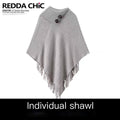 REDDACHIC_Y2K_Asymmetrical_Fringe_Shawl_High_Neck_Loose_Layered_Women'S_Knit_Sweaters_MISSTT