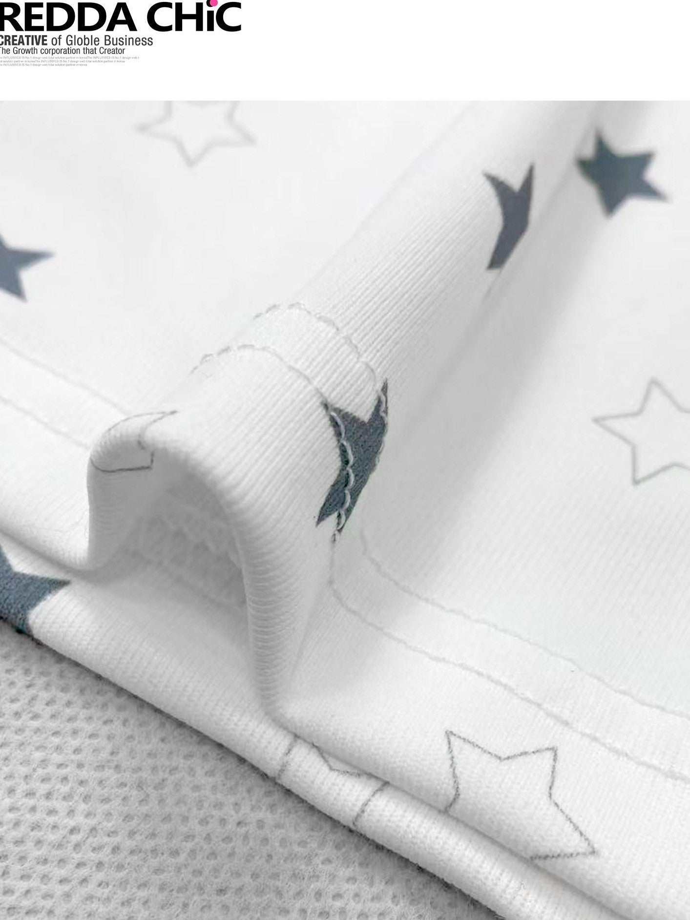 REDDACHIC Y2K Star Printed Slim Fit Women'S White Long Sleeve T-Shirts