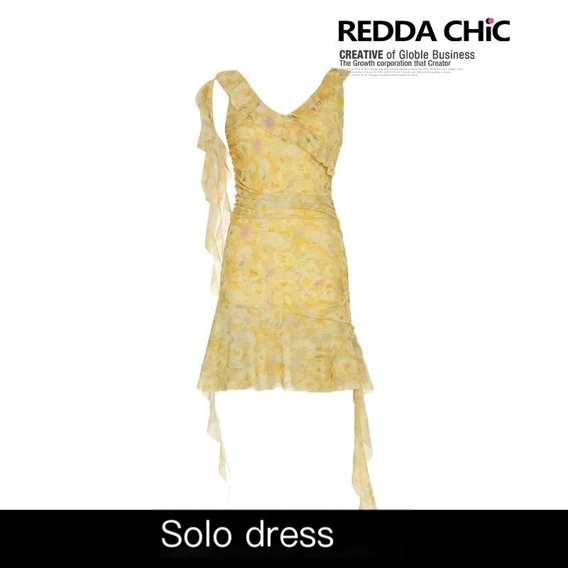 REDDACHIC_Yellow_Floral_Layered_Asymmetric_Spaghetti_Strap_Women'S_Tulle_Midi_Dresses_MISSTT