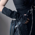 WSW_Breathable_Lightweight_Half_Finger_Unisex_Youth_Black_White_Gloves_&_Mittens_MISSTT