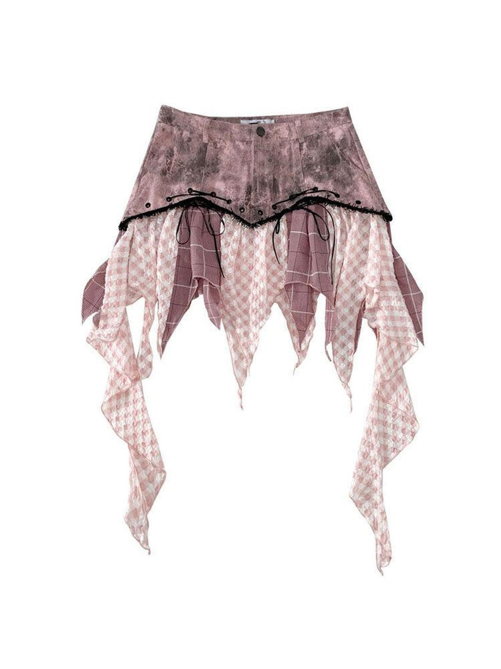 WSW Brushed Cotton Low Waist Rock A Line Ruffle Pleated Teens Midi Skirts