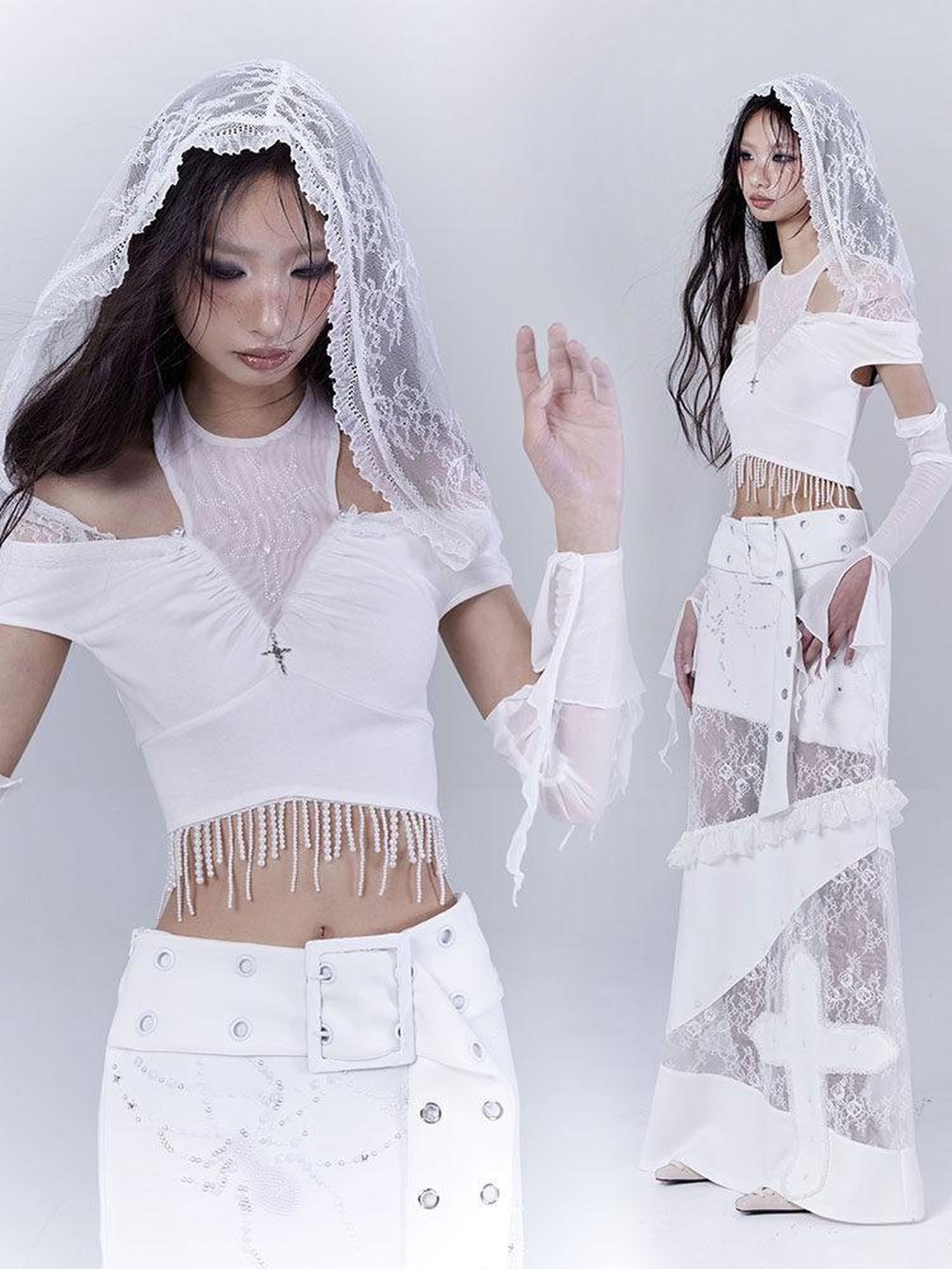 WSW Cute Slim Low Waist Short Sleeve Bardot Neck Women Cotton Crop Tops