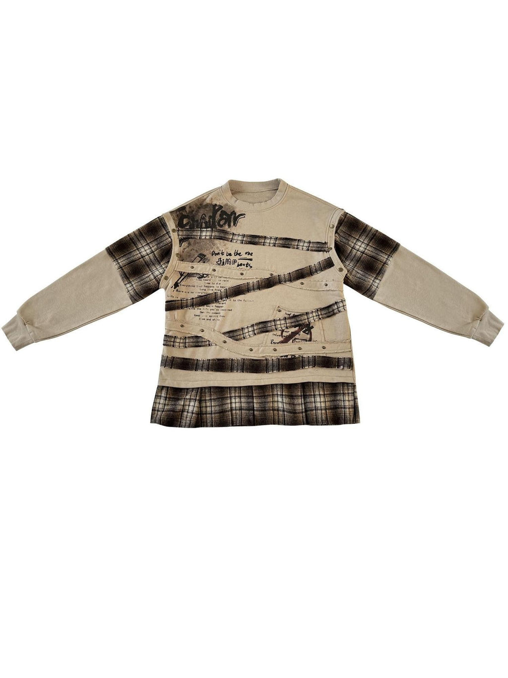 WSW Rugged Graphic Postapocalyptic Long Sleeve Crewneck Unisex Sweatshirts